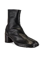 Maison Margiela Tabi Ankle in Black, view 2, click to view large image.