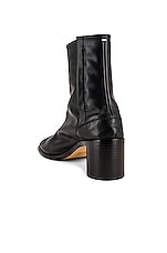 Maison Margiela Tabi Ankle in Black, view 3, click to view large image.