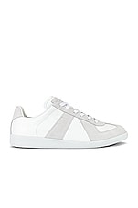 Maison Margiela Replica Low Top Sneakers in Off White, view 1, click to view large image.