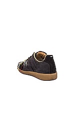 Maison Margiela Replica Sneakers in Black & Paint, view 3, click to view large image.