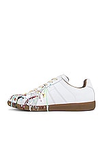 Maison Margiela Paintsplatter Replica in White, view 5, click to view large image.