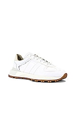 Maison Margiela 50/50 Sneakers in White, view 2, click to view large image.