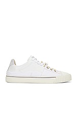 Maison Margiela New Evolution Low Sneaker in White & Off White, view 1, click to view large image.