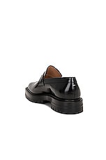 Maison Margiela Tabi County Loafer in Black, view 3, click to view large image.