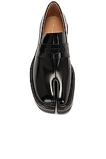 Maison Margiela Tabi County Loafer in Black, view 4, click to view large image.