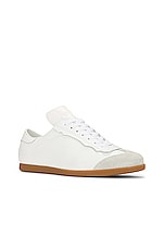 Maison Margiela Featherlight Sneaker in White, view 2, click to view large image.