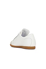 Maison Margiela Featherlight Sneaker in White, view 3, click to view large image.
