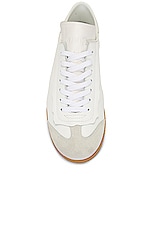 Maison Margiela Featherlight Sneaker in White, view 4, click to view large image.