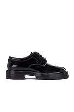 Maison Margiela Tabi County Lace-up in Black, view 1, click to view large image.