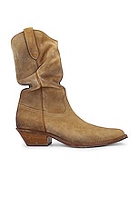 Maison Margiela Tabi Western Boots in Medal Bronze, view 1, click to view large image.