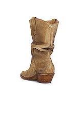 Maison Margiela Tabi Western Boots in Medal Bronze, view 3, click to view large image.