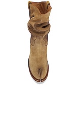 Maison Margiela Tabi Western Boots in Medal Bronze, view 4, click to view large image.