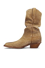 Maison Margiela Tabi Western Boots in Medal Bronze, view 5, click to view large image.