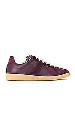 Maison Margiela Replica Sneaker in Merlot, view 1, click to view large image.