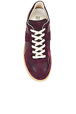 Maison Margiela Replica Sneaker in Merlot, view 4, click to view large image.