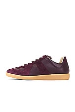 Maison Margiela Replica Sneaker in Merlot, view 5, click to view large image.