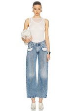 Maison Margiela Straight Leg in Denim, view 4, click to view large image.