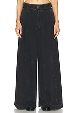 Maison Margiela Wide Leg in Black, view 1, click to view large image.