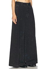 Maison Margiela Wide Leg in Black, view 2, click to view large image.