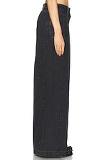 Maison Margiela Wide Leg in Black, view 3, click to view large image.