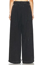 Maison Margiela Wide Leg in Black, view 4, click to view large image.