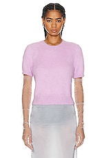 Maison Margiela Knit Sweater in Acid Lavender, view 1, click to view large image.