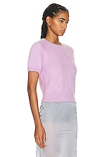 Maison Margiela Knit Sweater in Acid Lavender, view 2, click to view large image.