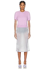 Maison Margiela Knit Sweater in Acid Lavender, view 4, click to view large image.