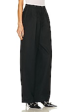 Maison Margiela Wool Pant in Black, view 2, click to view large image.