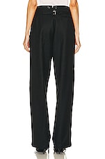 Maison Margiela Wool Pant in Black, view 3, click to view large image.
