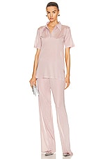 Maison Margiela Polo Shirt in Rose, view 4, click to view large image.