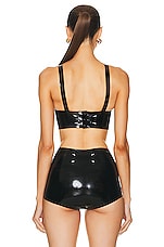 Maison Margiela Bra Top in Black, view 3, click to view large image.