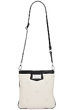 Maison Margiela Glam Slam Sport Flat Pocket Bag in Greige, view 1, click to view large image.