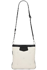Maison Margiela Glam Slam Sport Flat Pocket Bag in Greige, view 3, click to view large image.
