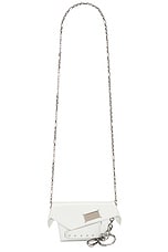 Maison Margiela Snatched Classique Doll Size Bag in White, view 1, click to view large image.