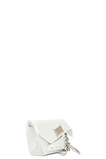 Maison Margiela Snatched Classique Doll Size Bag in White, view 5, click to view large image.