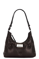 Maison Margiela Small Glam Slam Hobo Bag in Black, view 1, click to view large image.