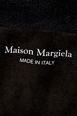 Maison Margiela Small Snatched Hobo Bag in Black, view 7, click to view large image.