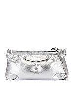 Maison Margiela Glam Slam Chain Crossbody Bag in Silver | FWRD