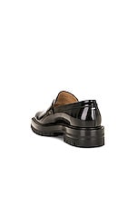 Maison Margiela Tabi County Loafer in Black, view 3, click to view large image.