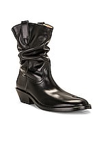 Maison Margiela Tabi Western Boot in Black, view 2, click to view large image.