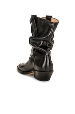 Maison Margiela Tabi Western Boot in Black, view 3, click to view large image.