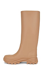 Maison Margiela Tabi Rain Boot in Chamois, view 5, click to view large image.