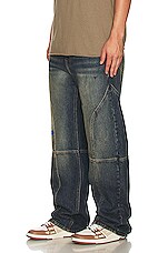 Mimchik Unisex Denim Maria Jean in Og Wash, view 5, click to view large image.