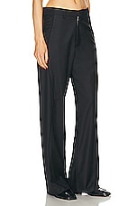 Mimchik Twist Trouser in Dark Grey, view 2, click to view large image.