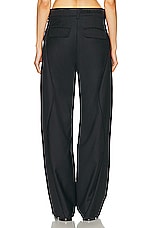 Mimchik Twist Trouser in Dark Grey, view 3, click to view large image.