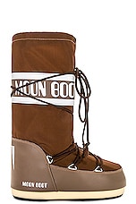 MOON BOOT Icon Nylon Boot in Shitake, view 1, click to view large image.