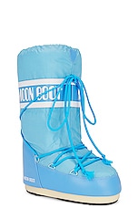 MOON BOOT Icon Boot in Alaskan Blue, view 2, click to view large image.