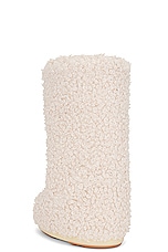 MOON BOOT Icon Faux Fur Boot in Cream, view 3, click to view large image.