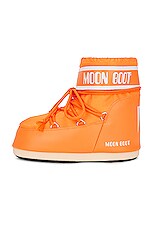 MOON BOOT Icon Low Boot in Sunny Orange, view 5, click to view large image.